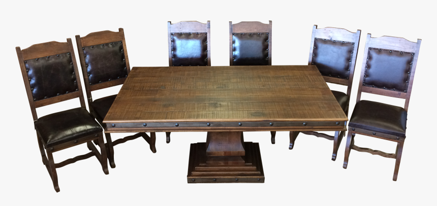 Granada Dining Set Leather, Rustic Dining Table For - Coffee Table, HD Png Download, Free Download