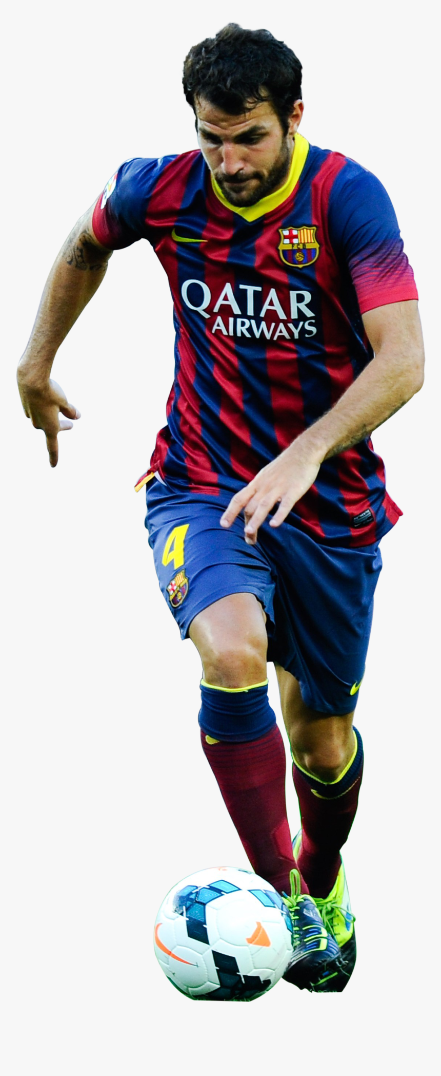 Cesc Fàbregas - Qatar Airways, HD Png Download, Free Download