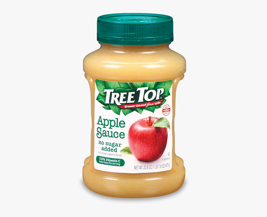 Tree Top Apple Sauce No Sugar Added - Treetop Applesauce, HD Png Download, Free Download