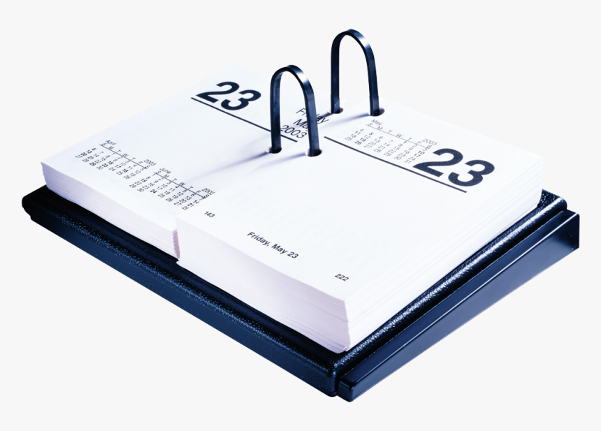 Desk Calendar - Calendar Real Pic Png, Transparent Png, Free Download