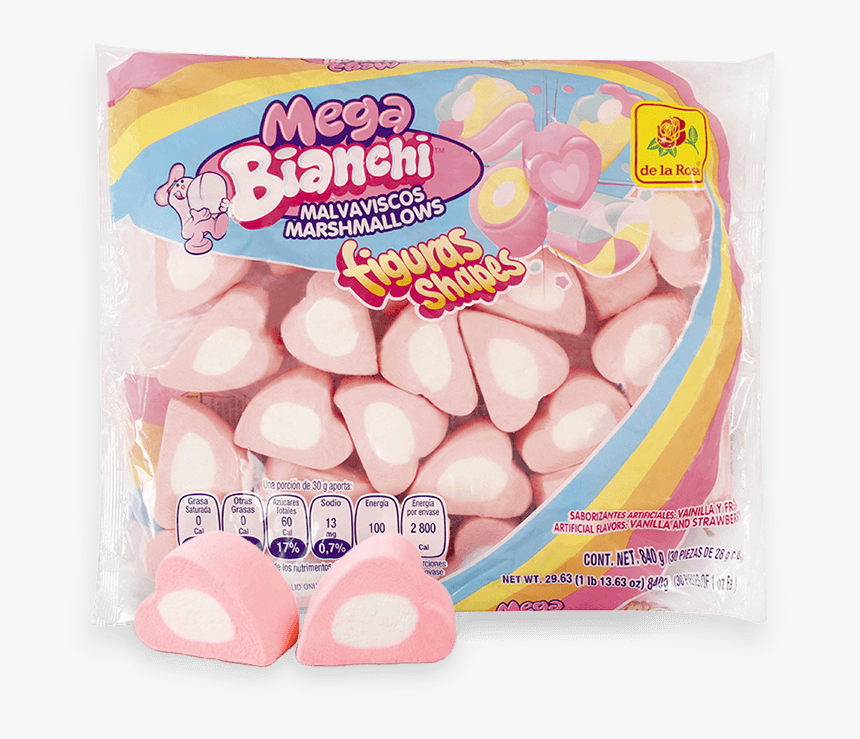 De La Rosa Mega Bianchi Corazón - Marshmallow, HD Png Download, Free Download