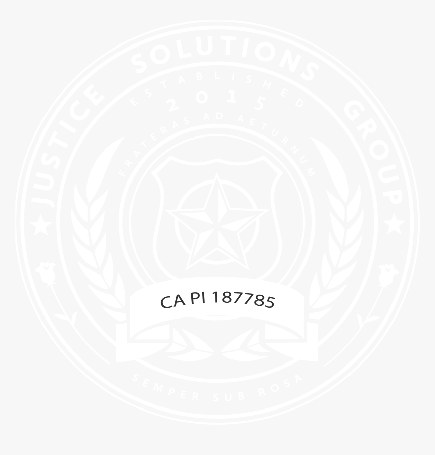 Justice Solutions Group Logo White - Emblem, HD Png Download, Free Download