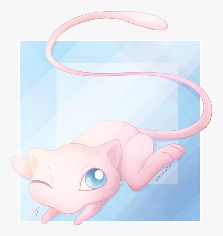 Pokemon - Mew 20 - 08 - - Domestic Pig, HD Png Download, Free Download