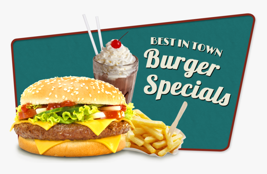 50s Diner Burger, HD Png Download, Free Download