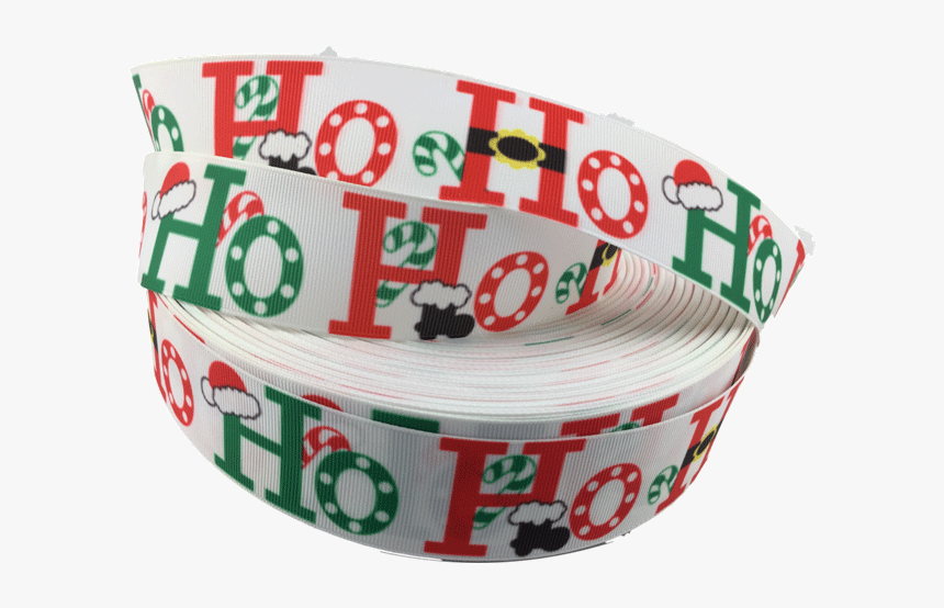 Ribbons [tag] Ho Ho Ho Grosgrain Ribbons - Circle, HD Png Download, Free Download