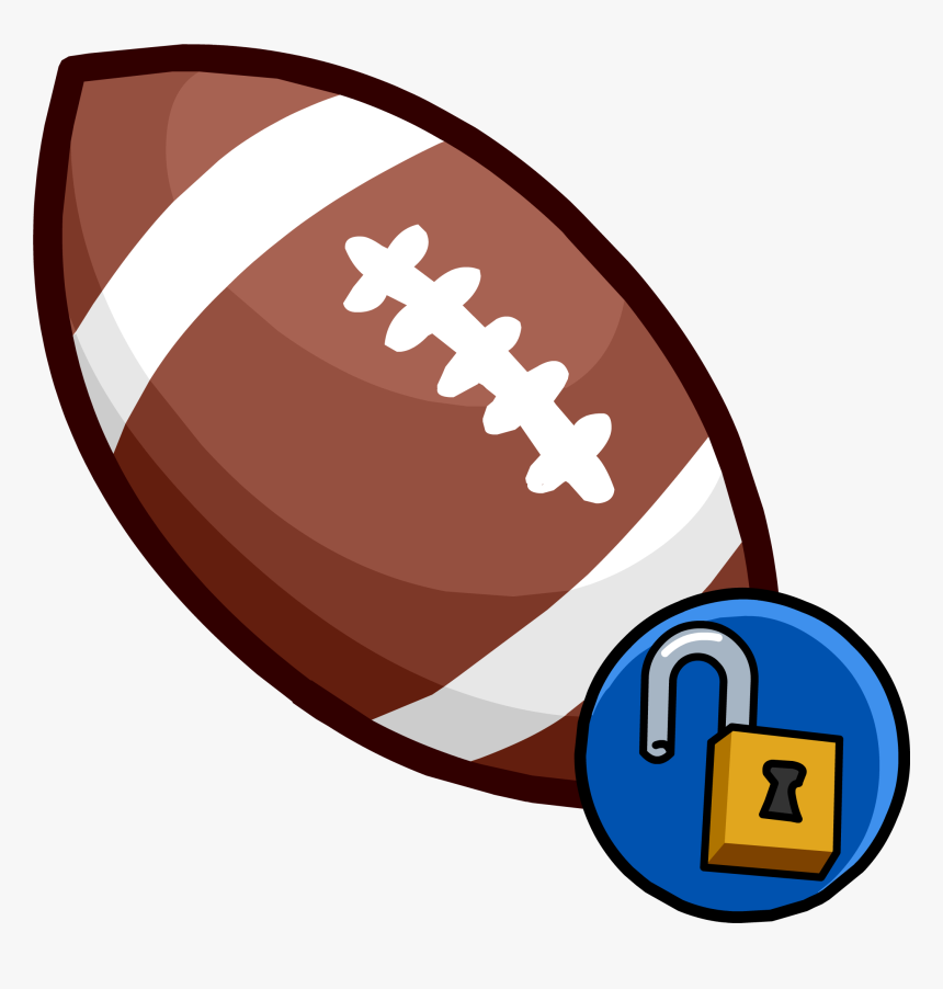 Club Penguin Wiki - Football Pin Club Penguin, HD Png Download, Free Download