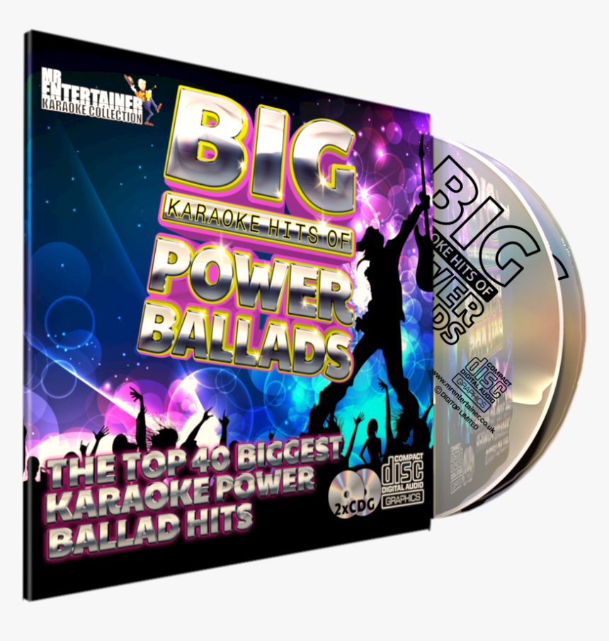 Mr Entertainer Big Karaoke Hits Of Power Ballads - Mr Entertainer, HD Png Download, Free Download