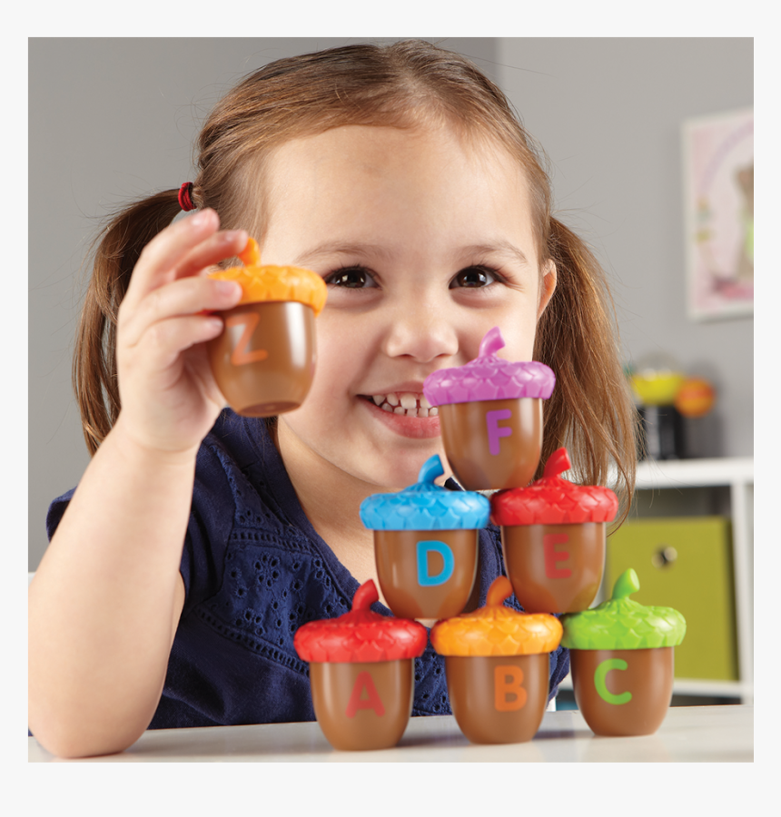 Alphabet Acorns Activity Set"
 Class= - Learning Resources Alphabet Acorns Activity Set, HD Png Download, Free Download