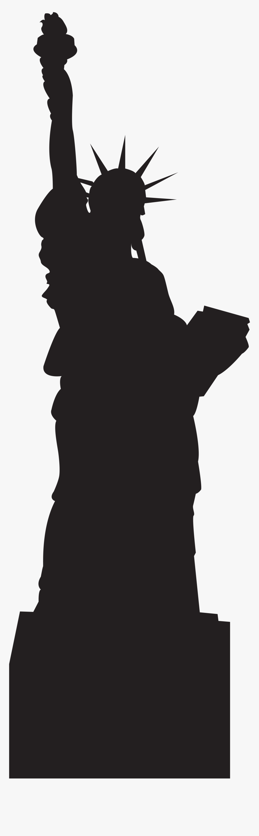Statue Of Liberty Silhouette Clip Art, HD Png Download, Free Download