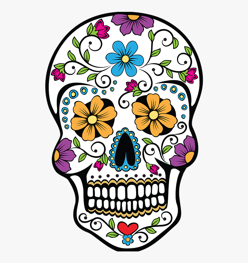 Day Of The Dead Skull Project, HD Png Download, Free Download