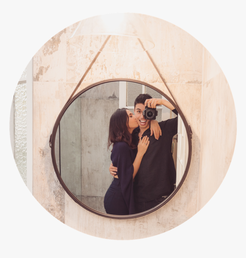 Mirror Kiss Circle - Circle, HD Png Download, Free Download