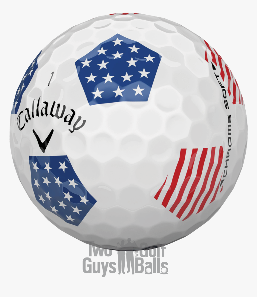 Callaway Stars And Stripes Used Golf Ball Truvis, HD Png Download, Free Download