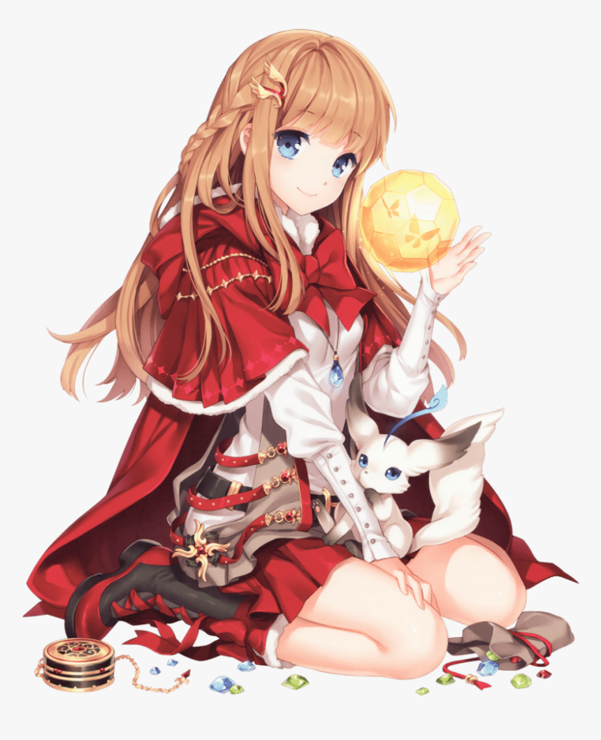 Christmas Anime Girl Png, Transparent Png, Free Download