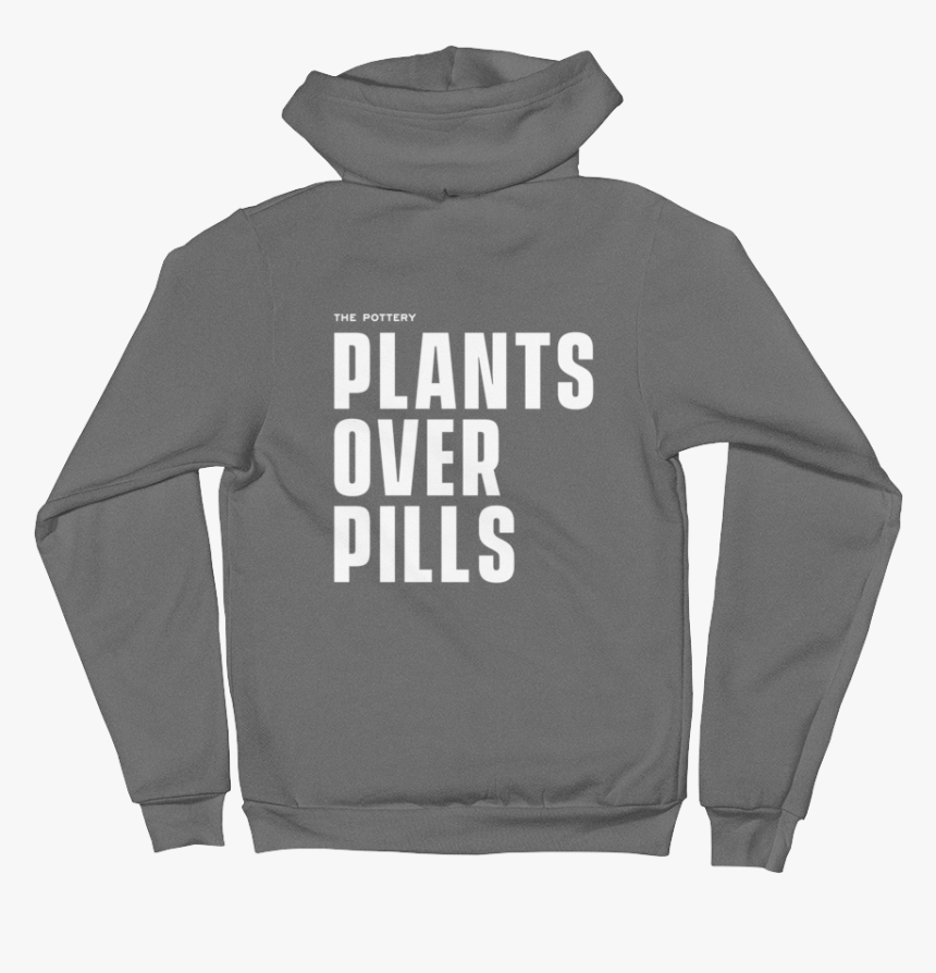 Thepotterywhite Plantsoverpills Hoodie Back, HD Png Download, Free Download