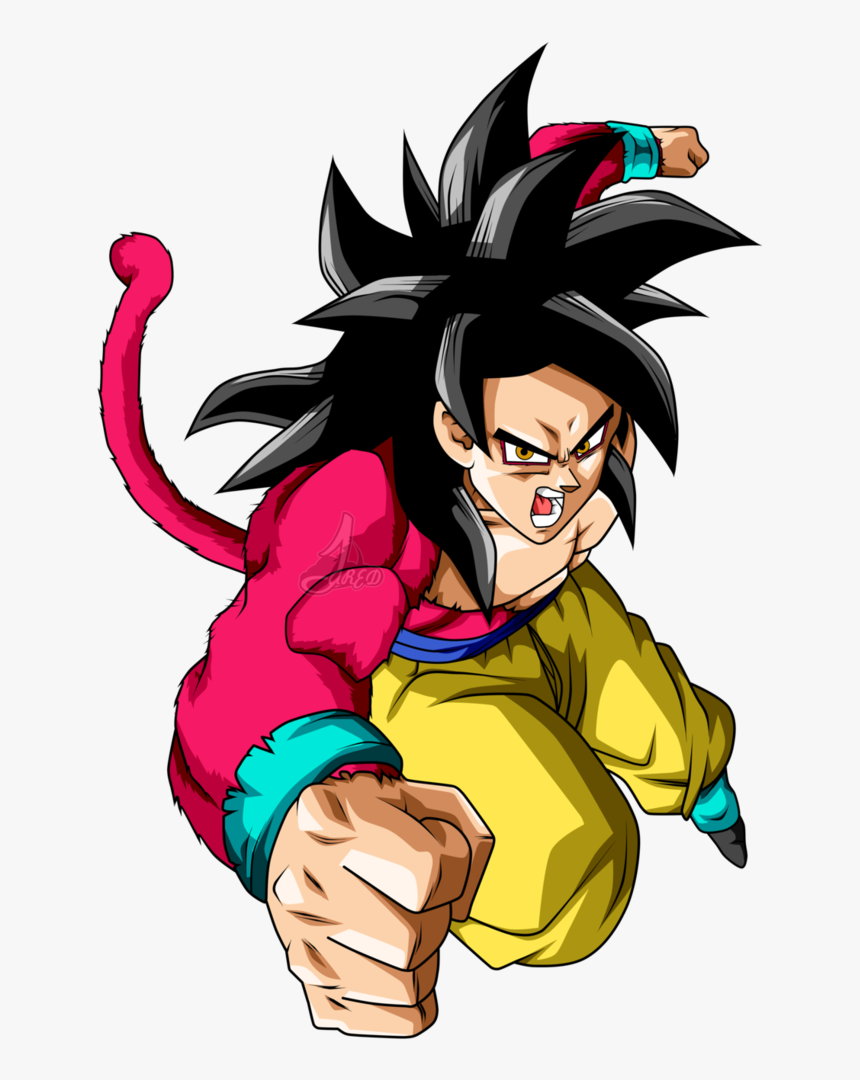 Son Goku Super Saiyan 4 Png, Transparent Png, Free Download