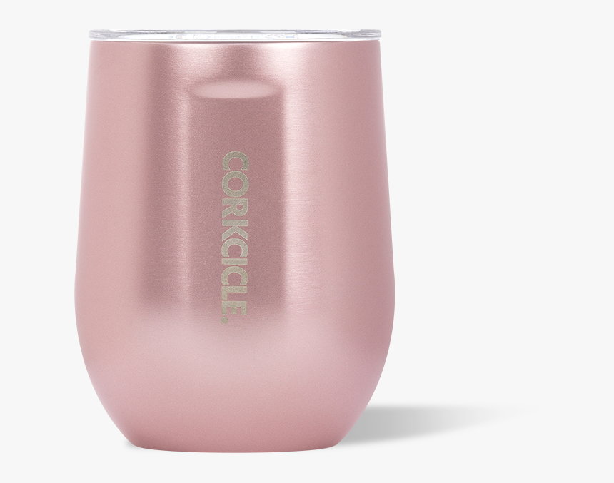 Corkcicle Rose Metallic 12oz Stemless - Water Bottle, HD Png Download, Free Download