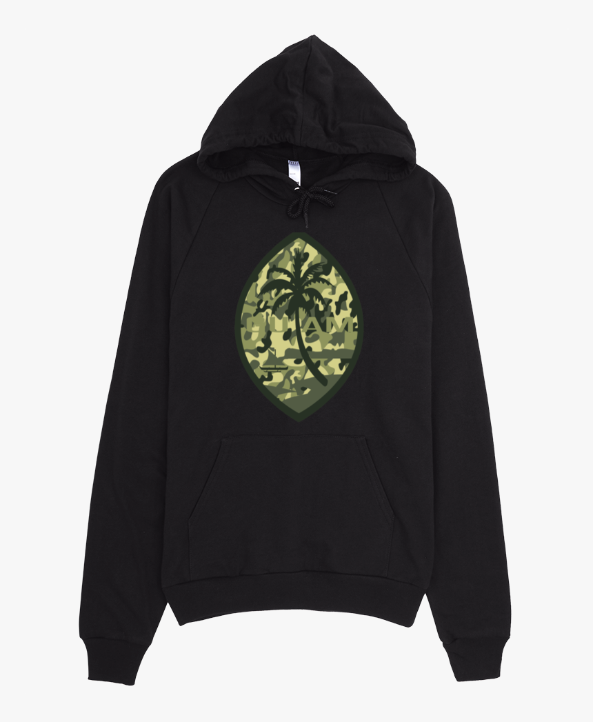 Image Of Army Gu Seal Print Pullover - Black Hoodie White Design, HD Png Download, Free Download