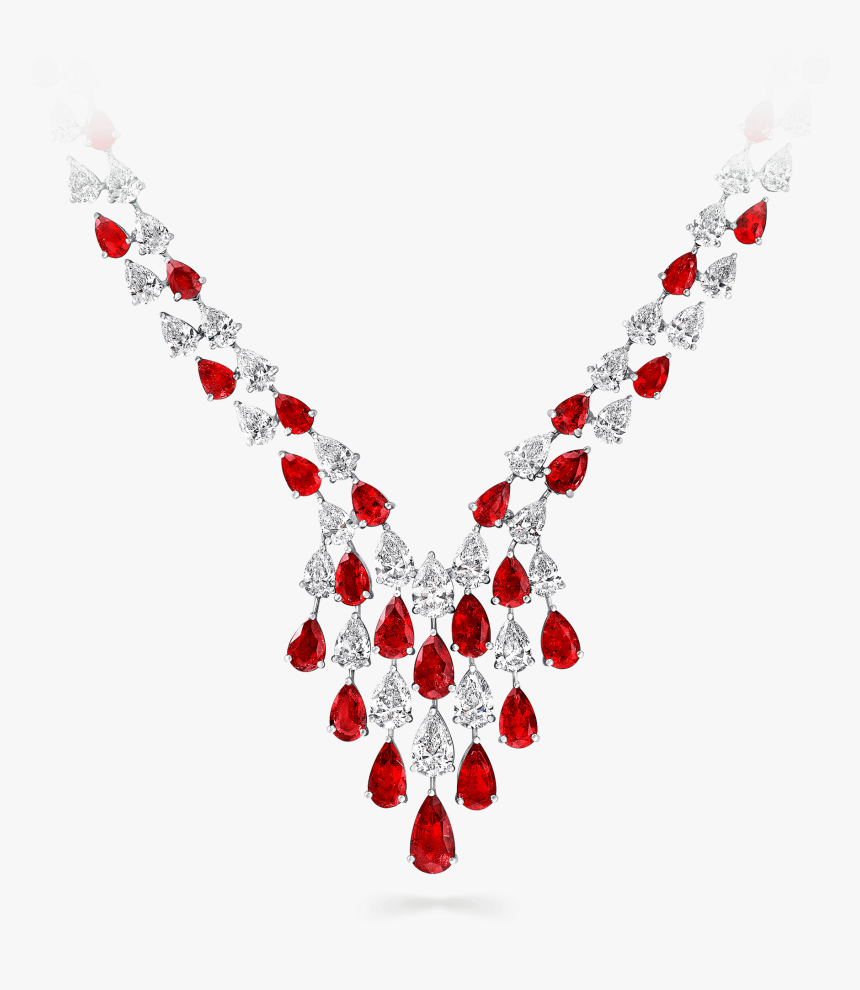 Graff Diamond Ruby Necklace, HD Png Download, Free Download
