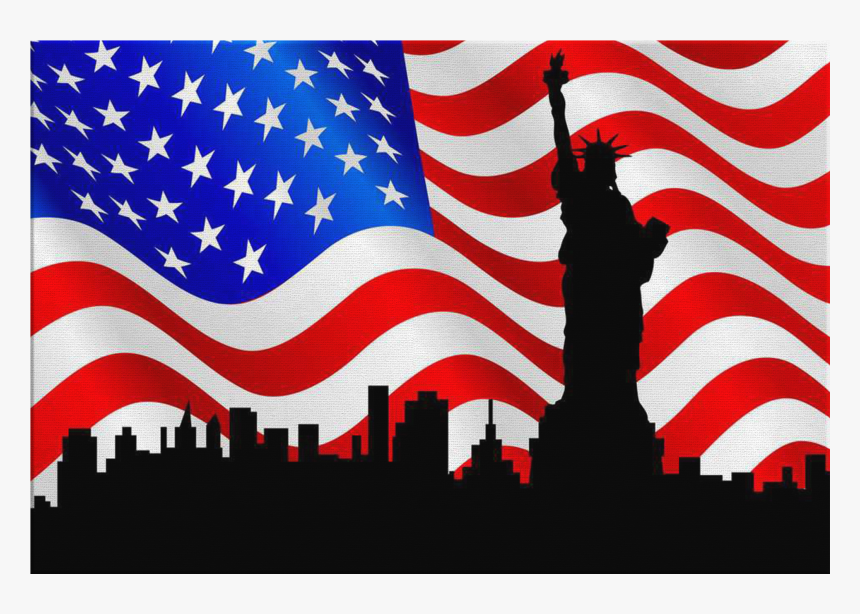 Waving Usa Flag Png, Transparent Png, Free Download