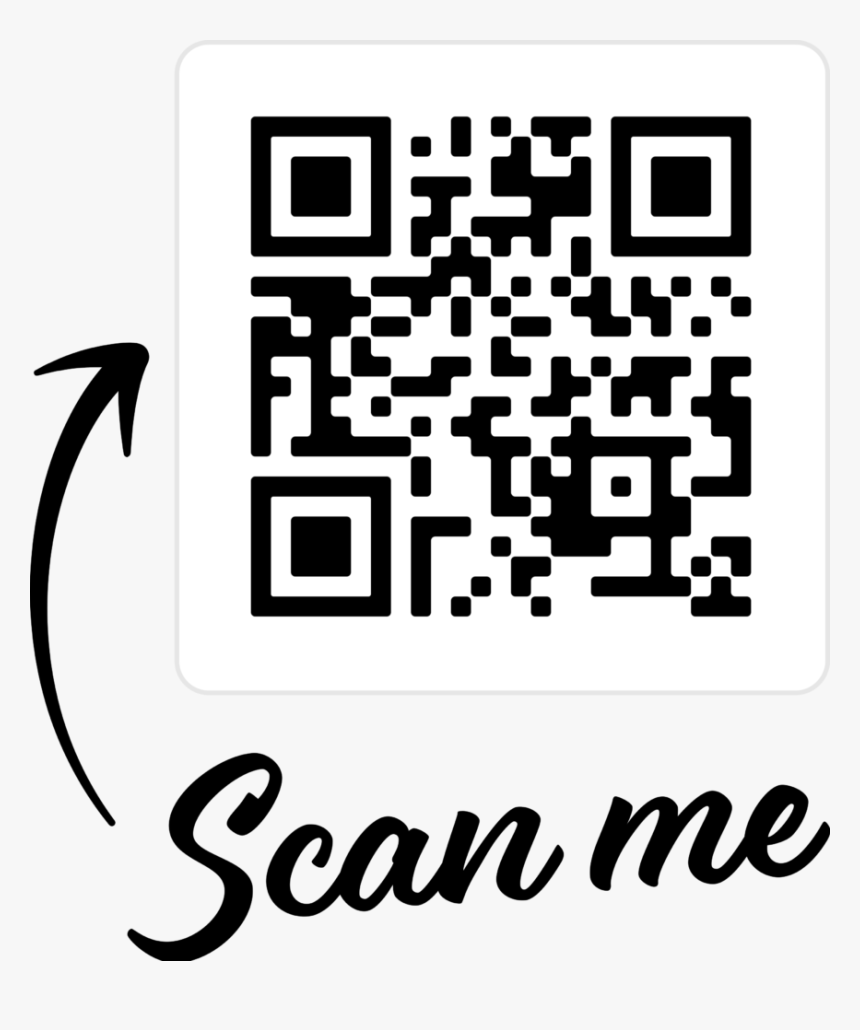 Qr Code Scan Me Png Transparent Png Kindpng