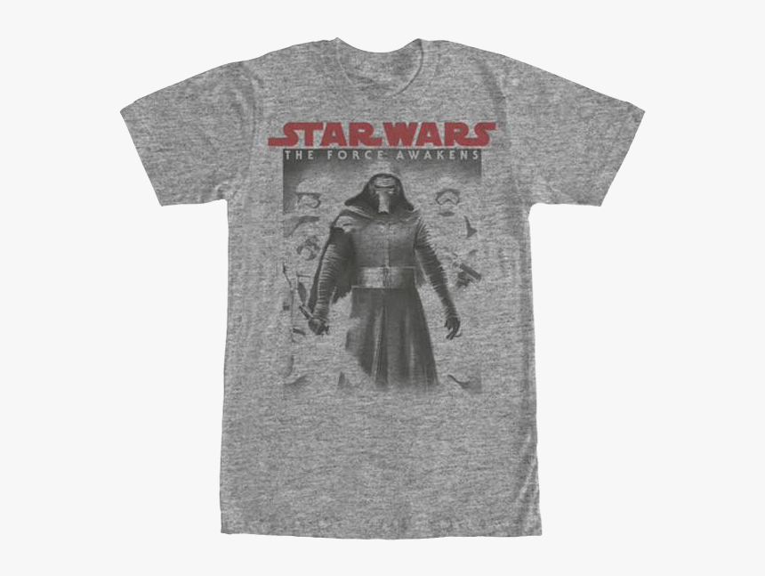 The Force Awakens Kylo And Troopers T-shirt - Kylo Ren, HD Png Download, Free Download