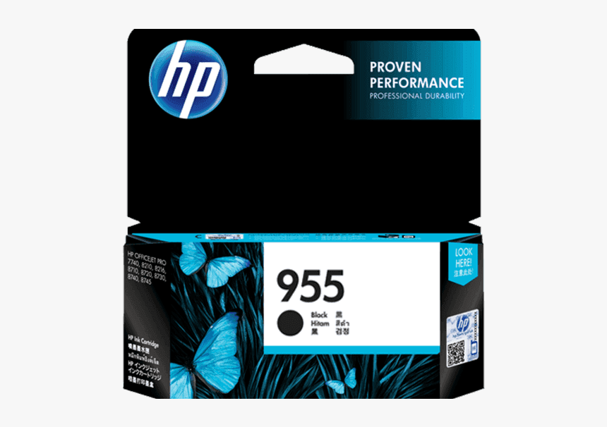 Hp 955 Black Ink Cartridge, HD Png Download, Free Download