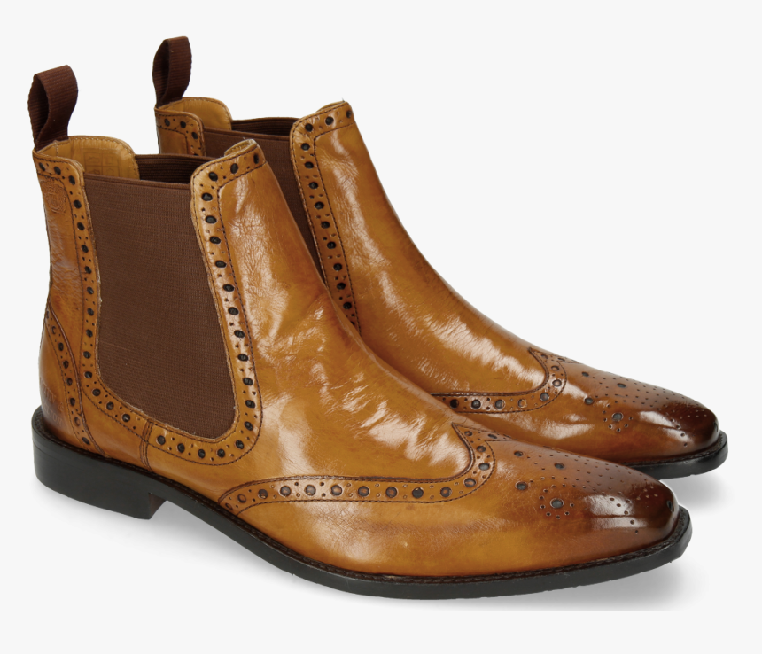 Ankle Boots Xabi 2 Berlin Tan Elastic Brown Rubber - Melvin Et Hamilton Jeff, HD Png Download, Free Download