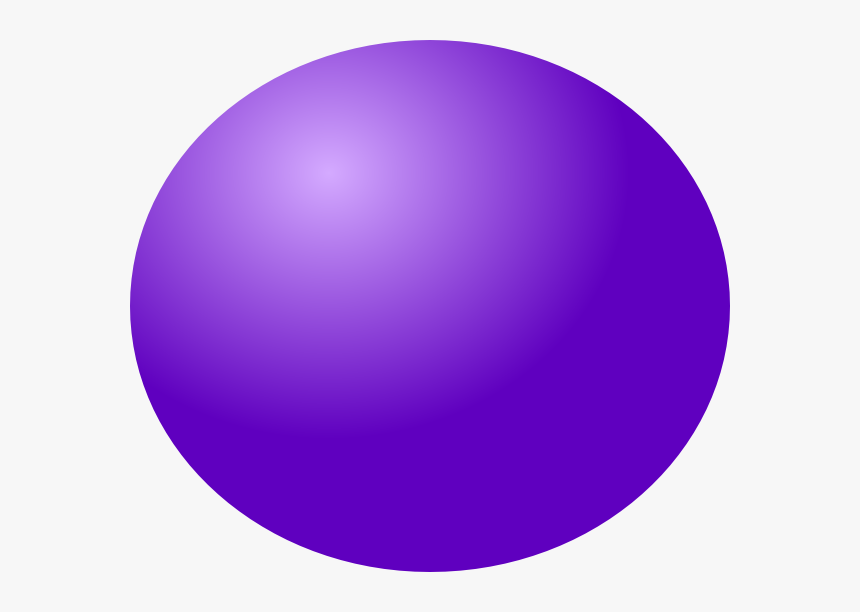Balls Clipart Sphere - Purple Ball Clipart, HD Png Download, Free Download