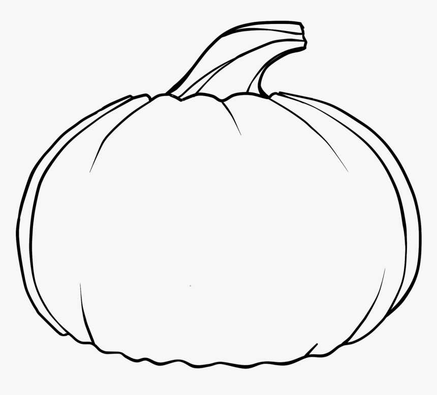 Graphic Transparent Stock The Lovely Insider Pumpkin - Blank Pumpkin Coloring Pages, HD Png Download, Free Download