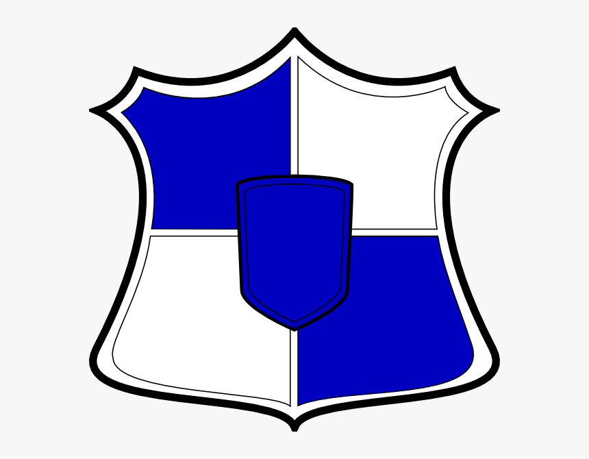 Blue And White Shield, HD Png Download, Free Download