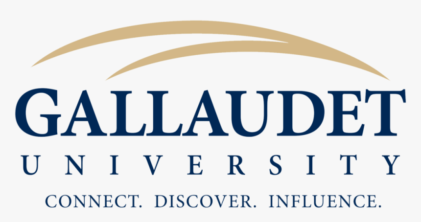 Buff Blue On White - Gallaudet University Logo Png, Transparent Png, Free Download