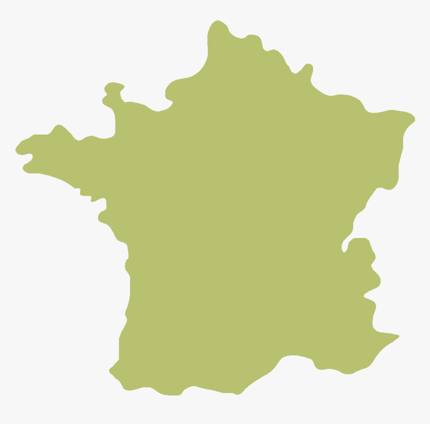 South Of France - Distribution Map Of France, HD Png Download, Free Download