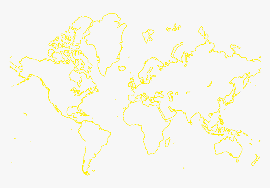 Transparent Bandcamp Icon Png - Blank World Map, Png Download, Free Download
