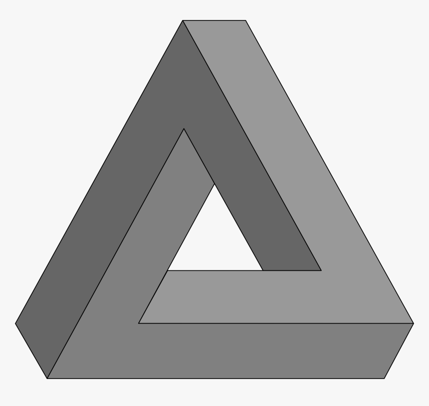 Triangle Illusion Png, Transparent Png, Free Download