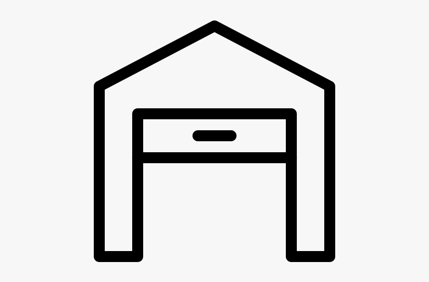 This Icon Is Of An Outline Of A House With A Angled - Icon, HD Png Download, Free Download
