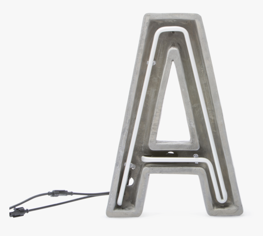 Alphacrete, Concrete Neon Light A-0 - Seletti Alphacrete, HD Png Download, Free Download