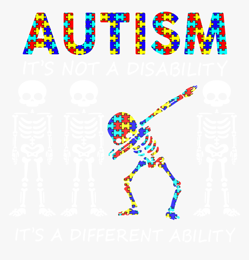 Autism Skeleton Png, Transparent Png, Free Download