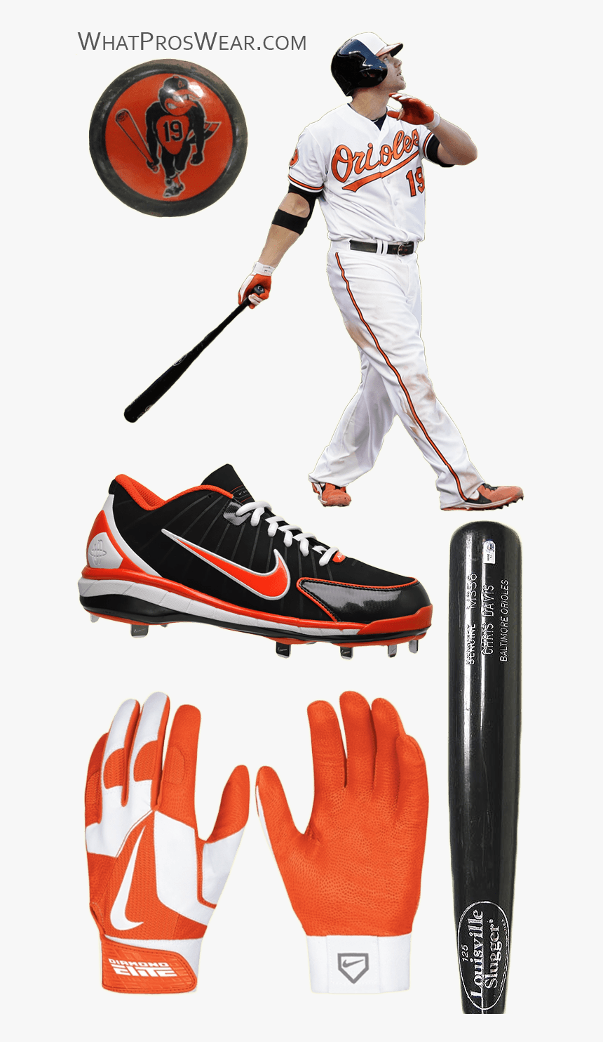 Chris Davis Bat Model, Chris Davis Cleats, Louisville - Chris Davis Bat, HD Png Download, Free Download