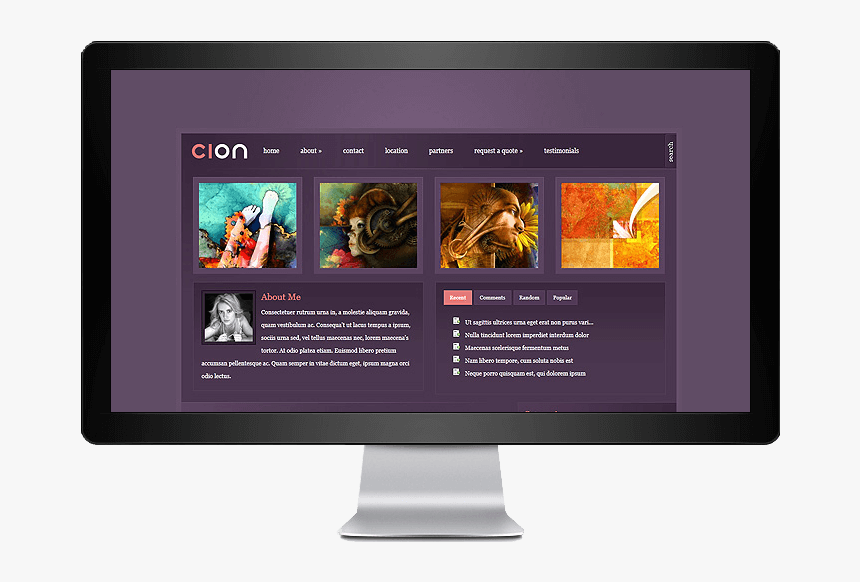 Cion Wordpress Theme - Wordpress, HD Png Download, Free Download