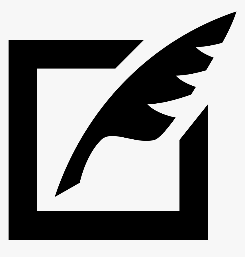 Twitter Feather Icon , Png Download - Quill Icon Vector, Transparent Png, Free Download