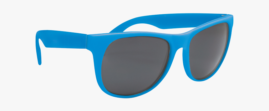 Blank Blue Rubberized Sunglasses - Plastic, HD Png Download, Free Download