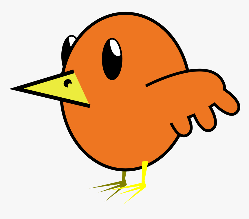 Twitter Bird Tweet Tweet 11 1969px - Green Bird Cartoon, HD Png Download, Free Download