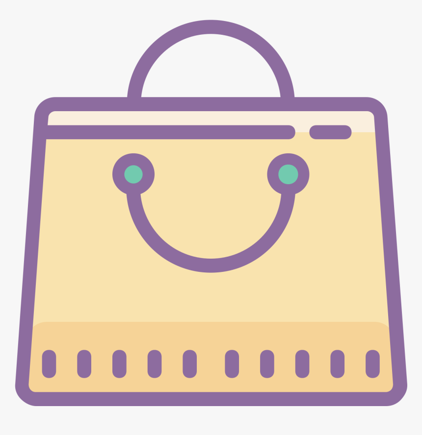 Grocery Bag Icon Png - Cart Bag Icon, Transparent Png, Free Download