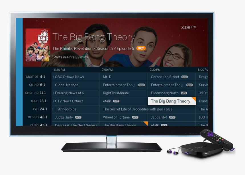 Discover Live Tv And Dvr Shows On Your Roku - Hulu Live Tv Roku, HD Png Download, Free Download