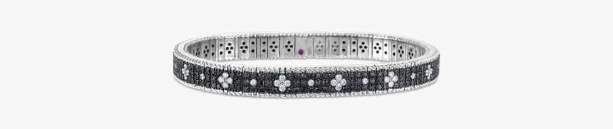 Venetian Princess Black And White Fleur De Lis Diamond - Bangle, HD Png Download, Free Download