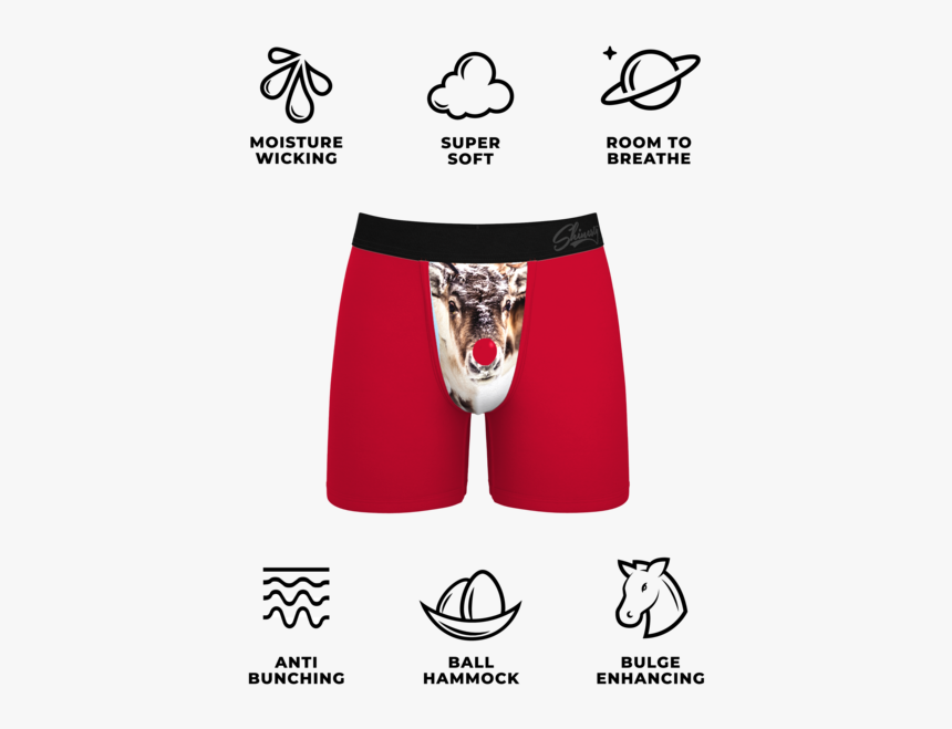 The Red Nose Rod - Shark Infested Underwear, HD Png Download, Free Download