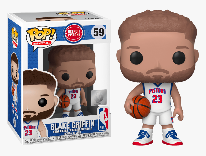 Blake Griffin Detroit Pistons Pop Vinyl Figure - Funko Pop Russell Westbrook, HD Png Download, Free Download