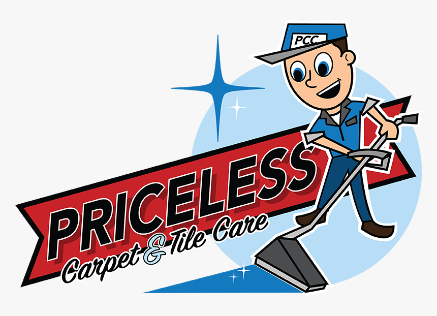 Priceless Carpet & Tile Care Logo - Cartoon, HD Png Download, Free Download
