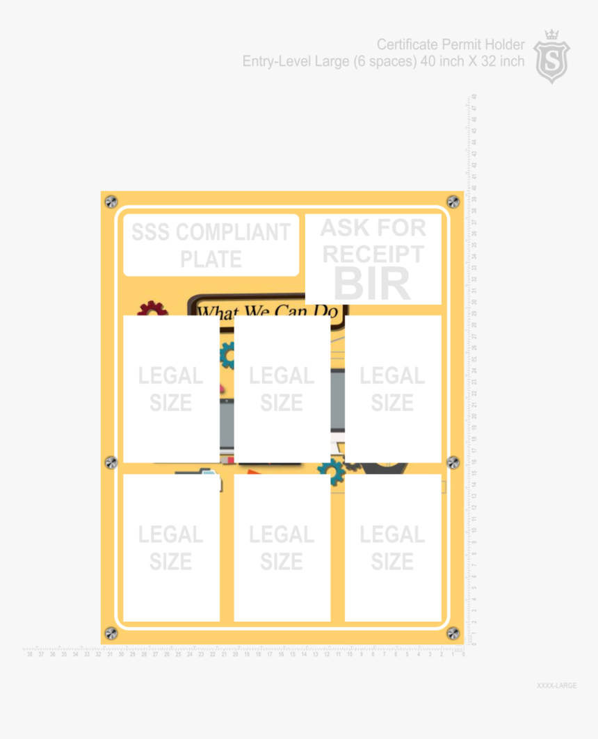 Business Permit Holder Display, HD Png Download, Free Download