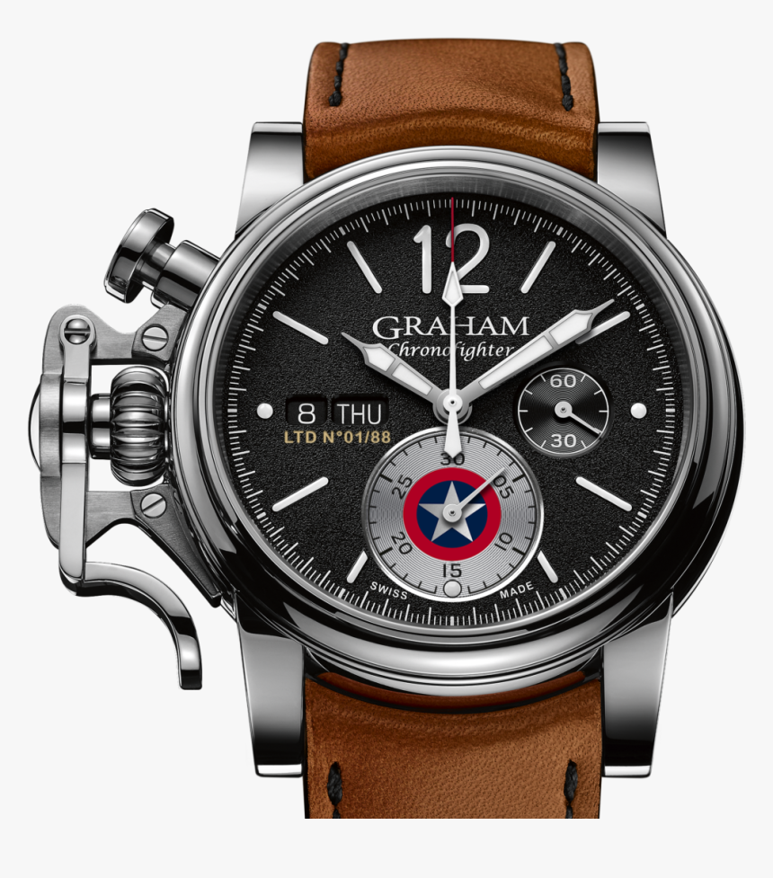 Graham Chronofighter Vintage Pulsometer, HD Png Download, Free Download